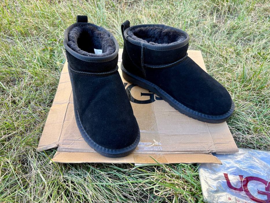 Угі черевики UGG Ultra Mini 40 розмір УГГ Чорні УГІ