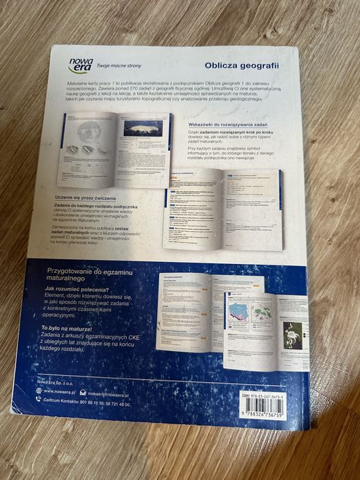Oblicza geografii 1 karty pracy