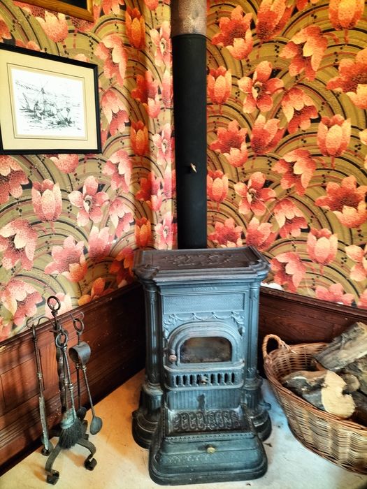 Tubo em cobre para Salamandra antiga