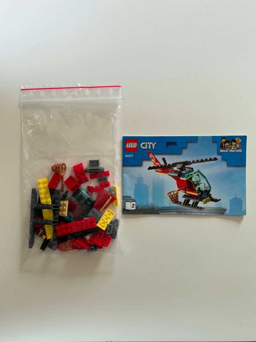 LEGO City – Helikopter z zestawu 60271 | Stan bardzo dobry | Wysyłka 24h