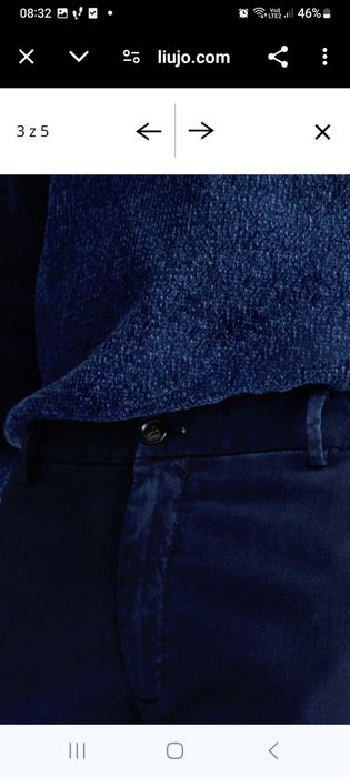 Liu jo chinosy meskie Rozmiar 38