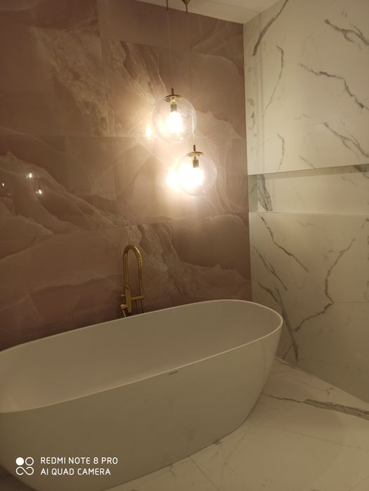 Remonty łazienek, Wykończenia wnętrz