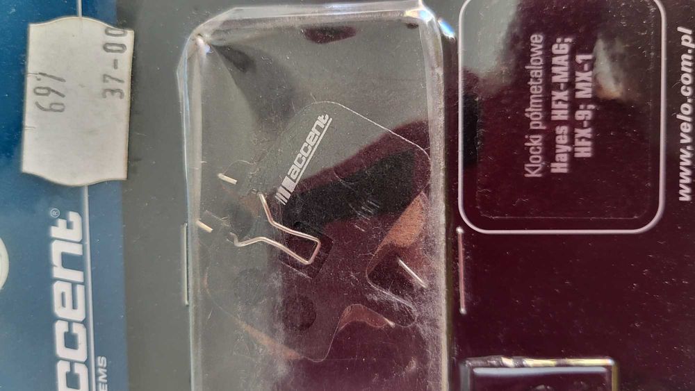 Klocki do hamulca tarczowego HAYES HFX-MAG, HFX-9, MX-1 półmetaliczne