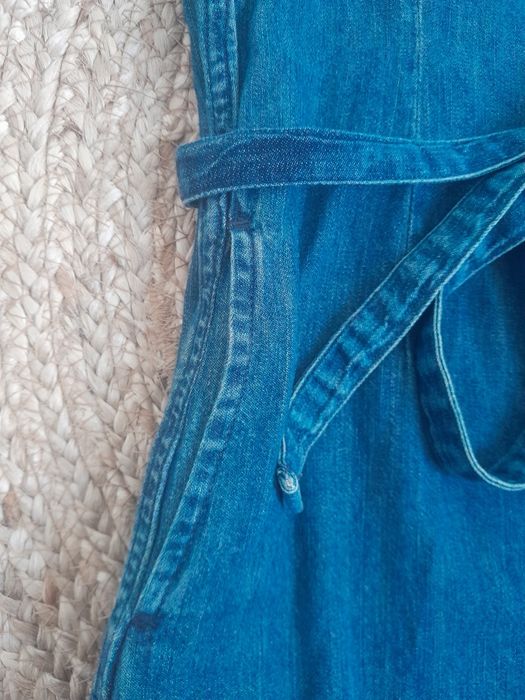 Koszula sukienka S 36 jeansowa Levis bawełna