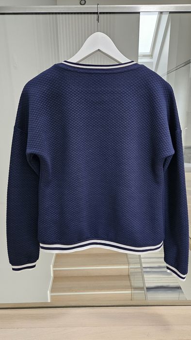 Granatowa pikowana Bluza Jiu Jo XS