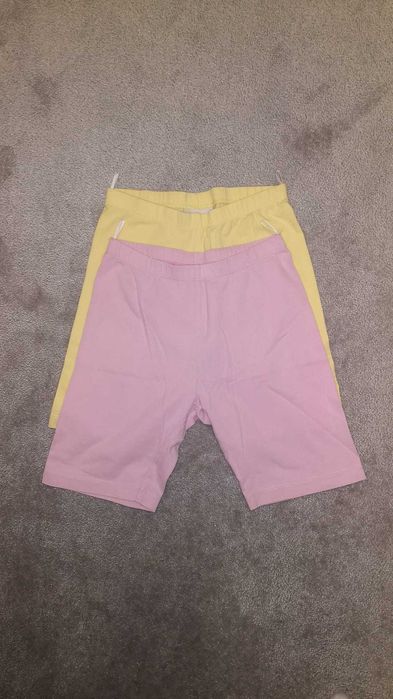 2-pack krótkie spodenki getry dziewczynka shorty dziewczęce