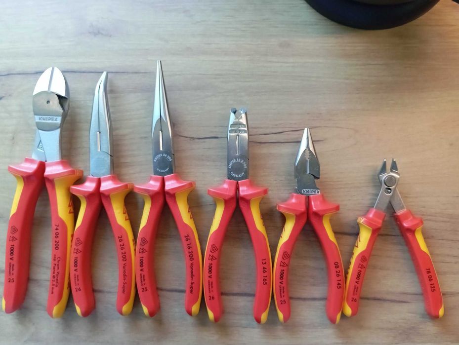 Knipex zestaw szczypcce  1000 v dla elektryków