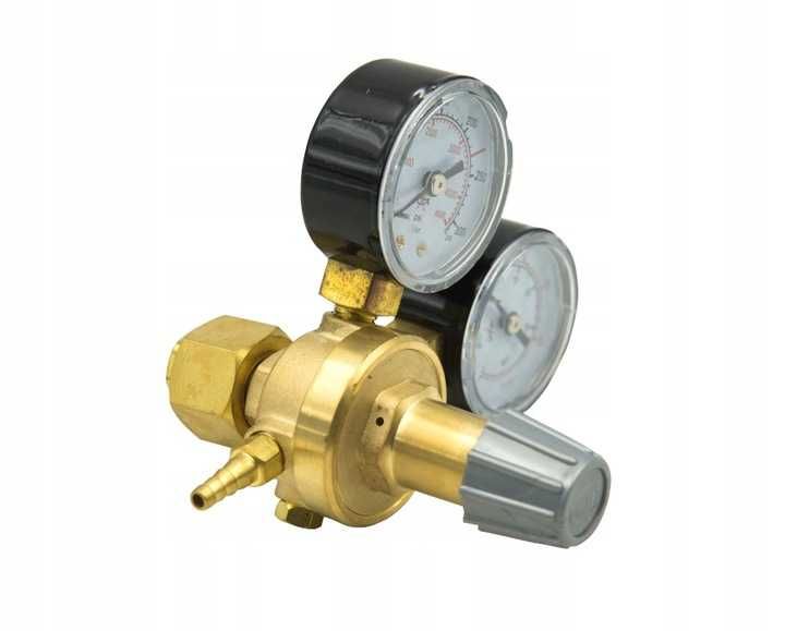 REDUKTOR spawalniczy CO2 dwutlenku węgla + argon Z DWOMA ZEGARAMI