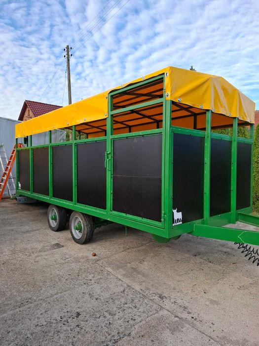 PRZYCZEPA DO Przewozu Bydła Przyczepa do zwierząt - AUTO-ZAREMBA