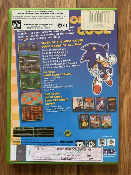 Xbox  - Sonic Mega Collection Plus