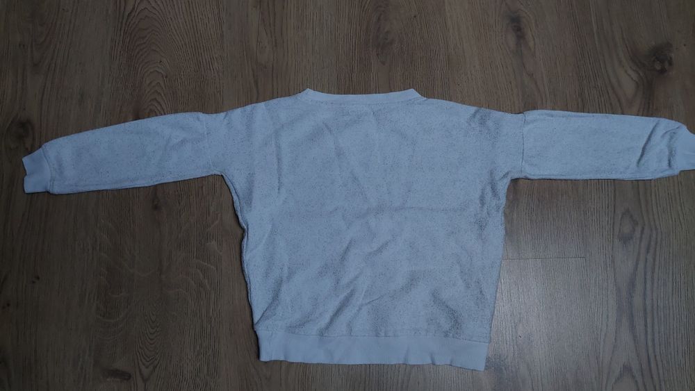 bluzka bluza ze srebrną nitką r. 128