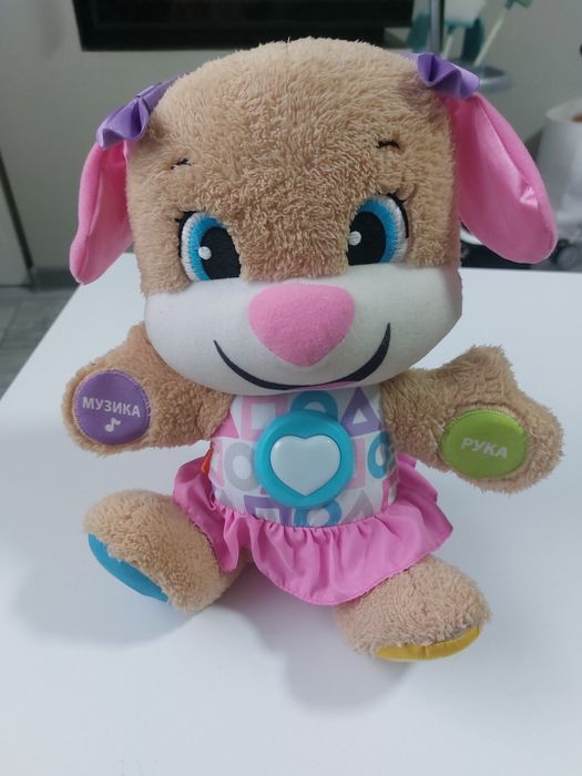 Інтерактивна  собака fisher price українською мовою