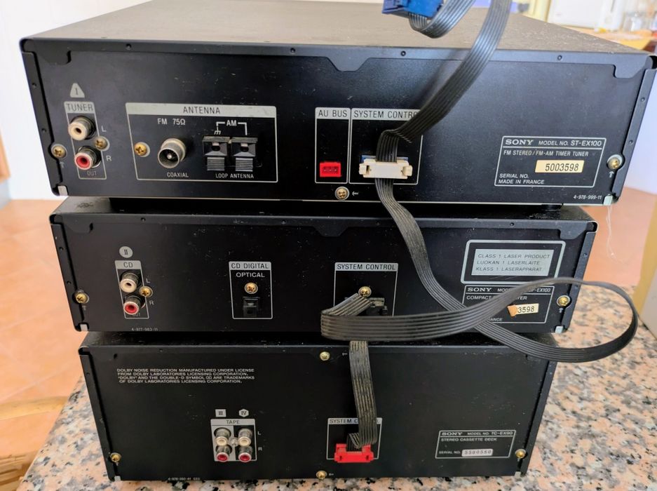 Aparelhagem Sony 3 módulos (para peças)
