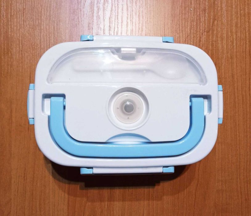 Ланч-бокс с разделителем и подогревом еды от сети 220 Вт.