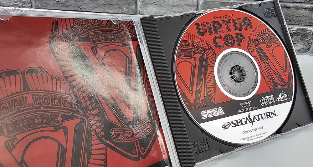 Virtua Cop + GS-9059 pełny box Sega Saturn