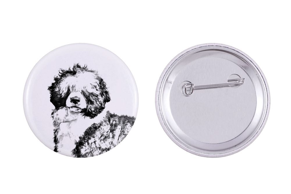 Portugalski pies dowodny przypinka z psem duża Art-Dog
