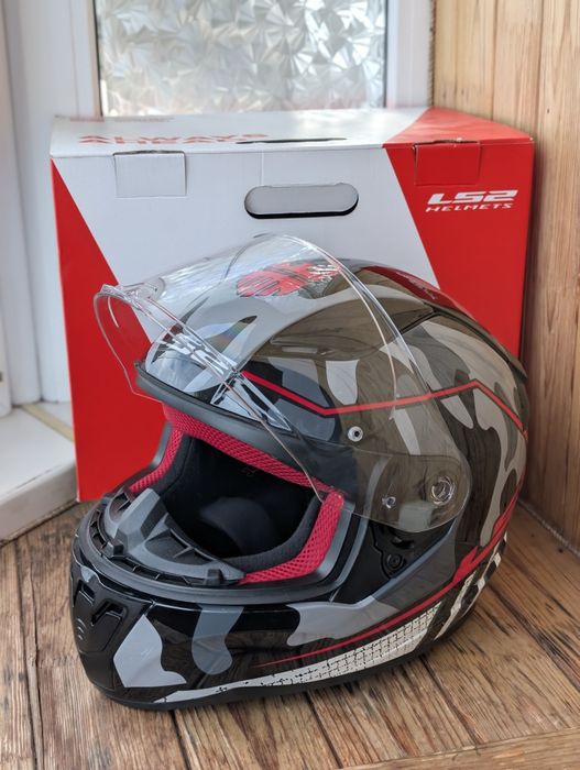 Як Новий Мотошлем LS2 Rapid (M) (shoei icon ruroc mt hjc shark nolan xlite)