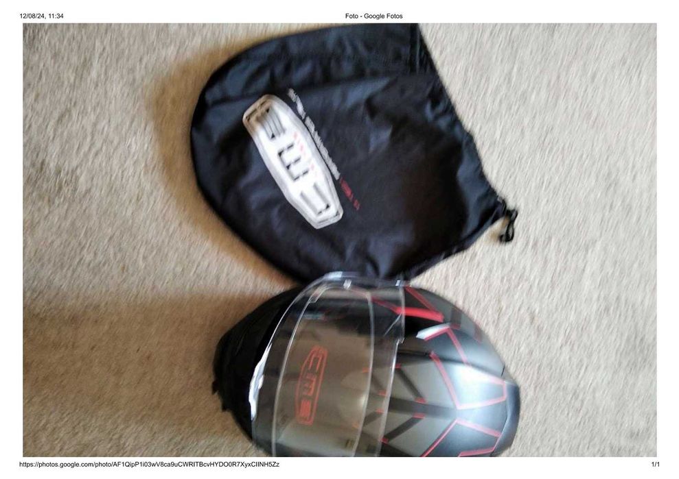 Capacete moto - (Como Novo)