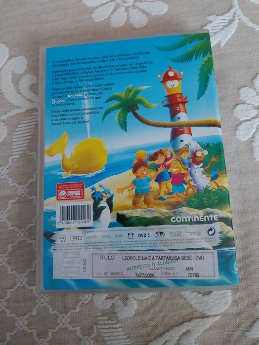 DVD “Leopoldina e a Tartaruga Bebé”