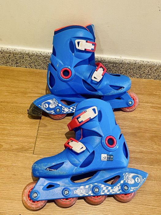 Patins em Linha Criança (32-34) Decathlon + Capacete