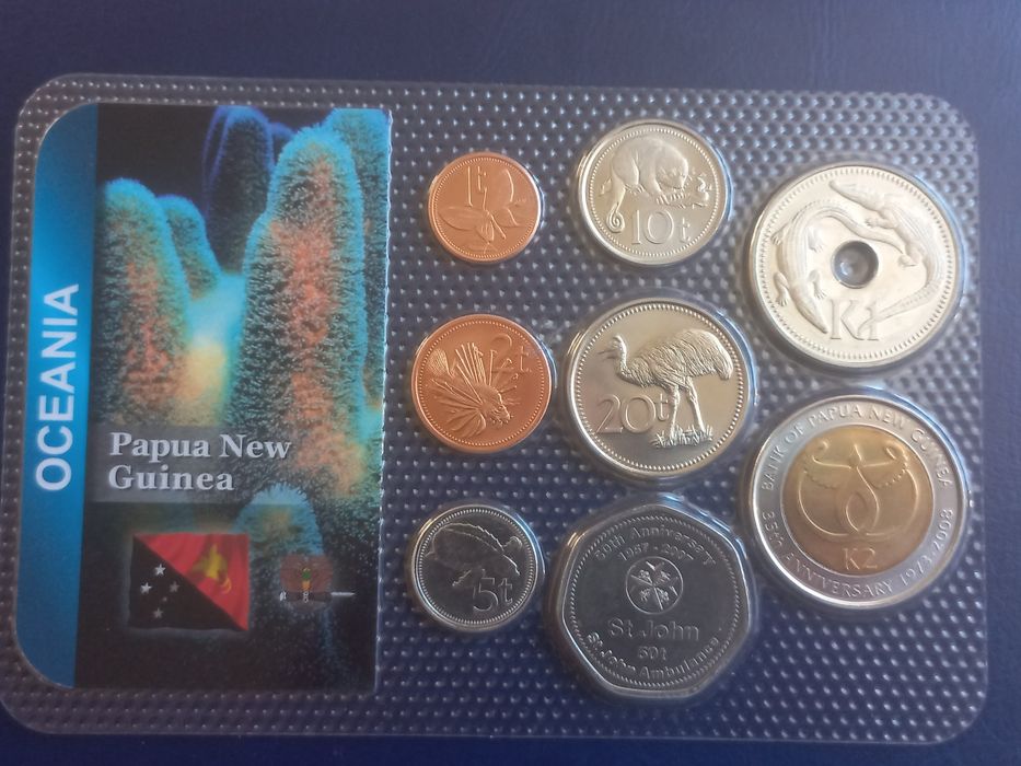 Zestaw monet- Papua Nowa Gwinea