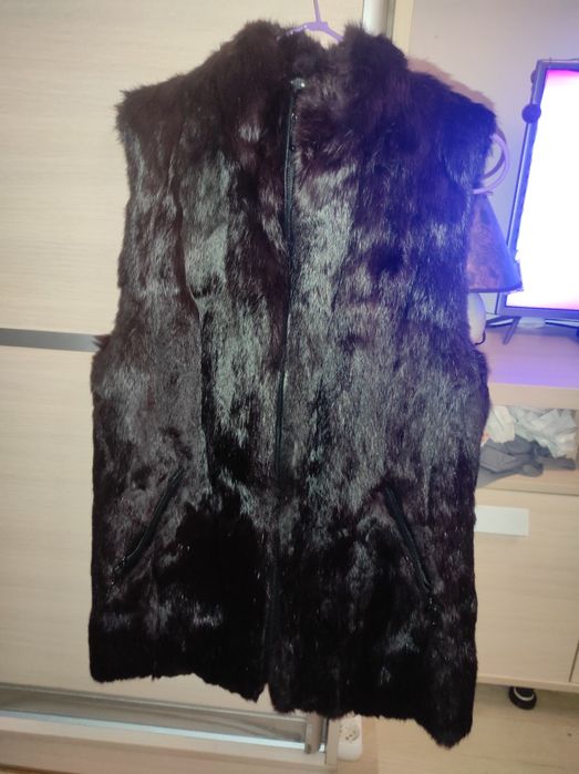 Жилетка натуральная с кролика