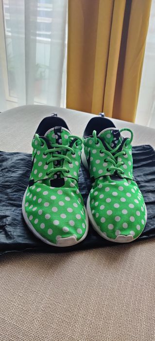 Nike Roshe NM QS "DOT PACK" GREEN STRIKE/ BLACK-WHITE