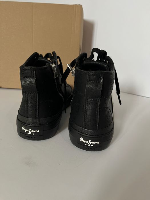 Trampki skórzane męskie Pepe Jeans; nowe, z metką; rozmiar 42