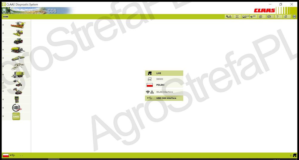 Najnowsze Oprogramowanie CLAAS CDS 7.5 Wersja 2021.05 Inżynieryjna