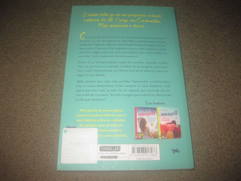 Livro "Na Praia dos Corações Desencontrados" de Jill Mansell