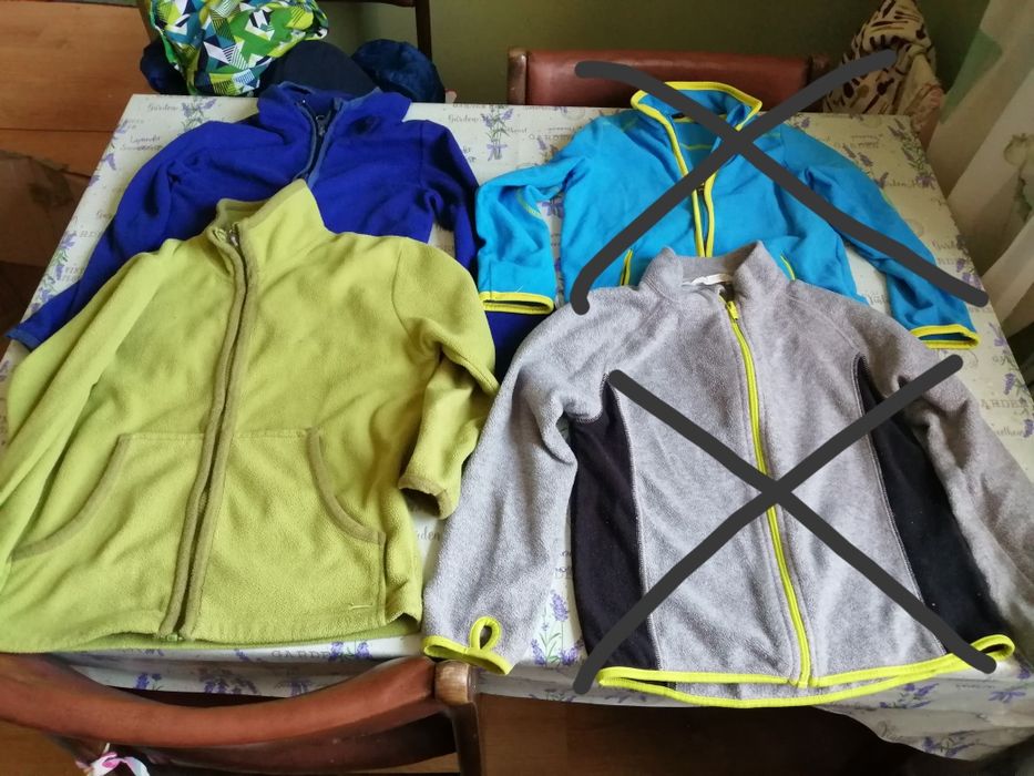 Bluza polarowa rozpinana chłopięca 5 - 6 lata110-116