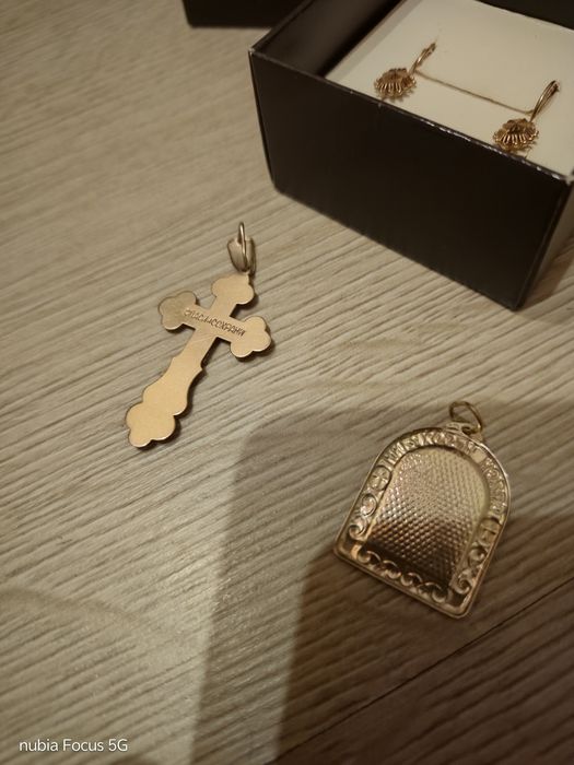 Золото ладанка крестік 585 цена за г