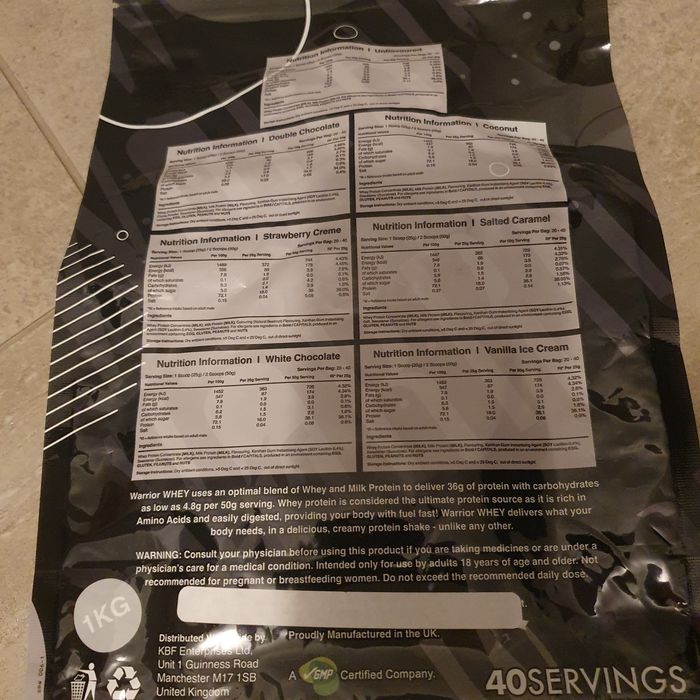 Warrior whey bialko serwatkowe