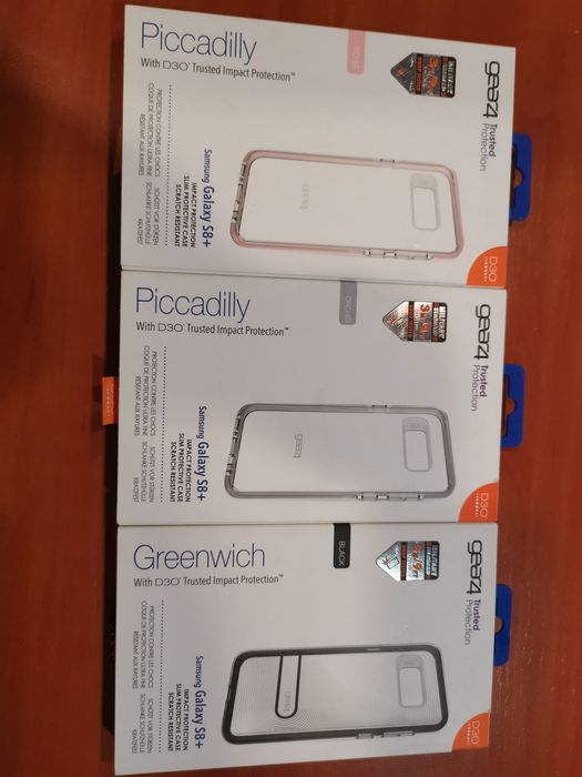 Komplet 3 sztuk etui plecki case gear4 do Samsung Galaxy S8 Plus