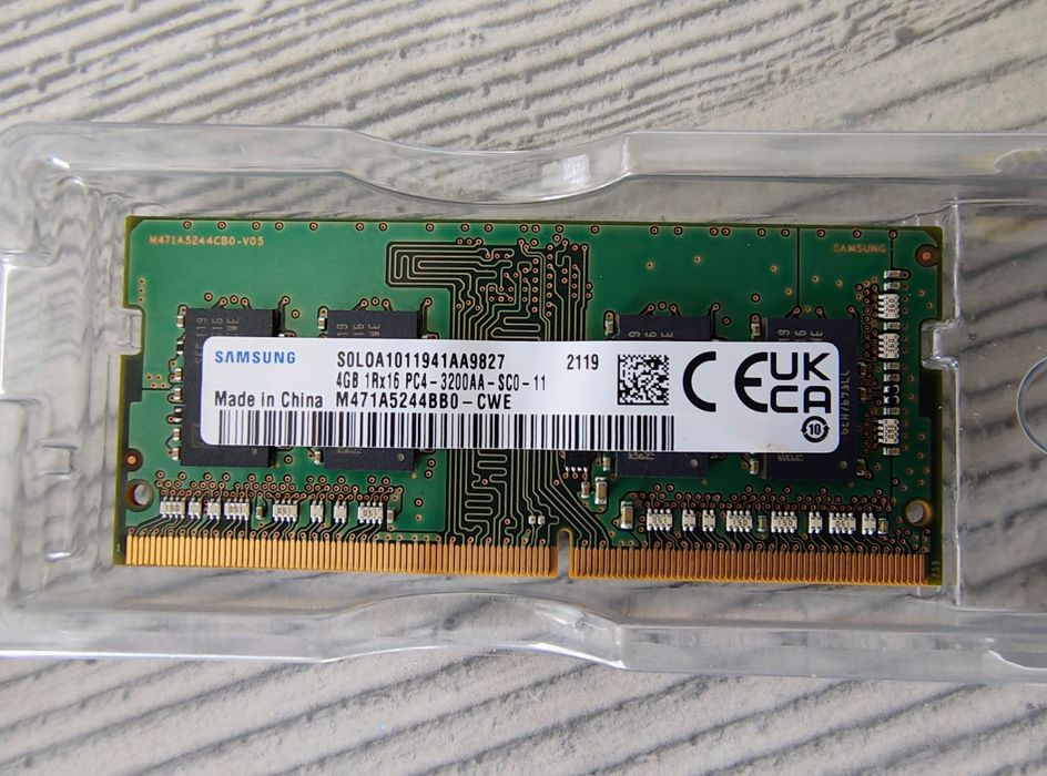 Pamięć Ram samsung sodimm 4gb 3200mhz