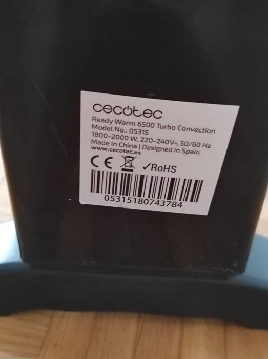 Aquecedor cecotec 2000w