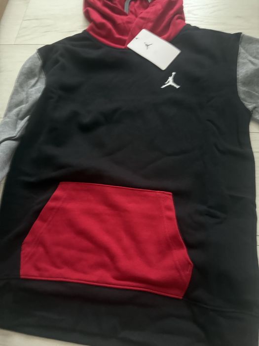 Bluza Jordan r.  L 147-163, 12-13 lat Chłopięca Czarno-czerwona