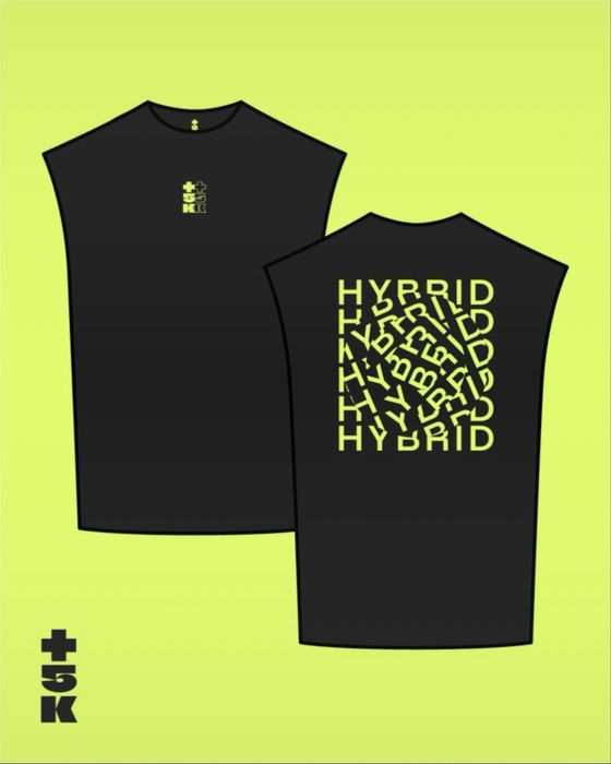 T-shirt sem mangas Hybrid / Hyrox + 5K