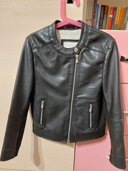 Kurtka skórzana bikier ramoneska r. 128 Mango