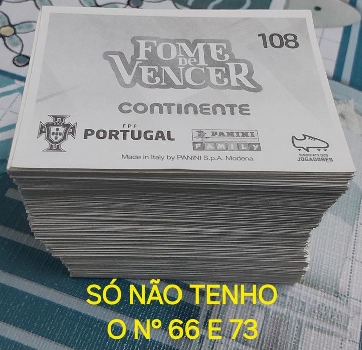 CROMOS AUTOCOLANTES COLEÇÃO E ANTIGOS.Panine e Continente.1=0,50 , 3=1