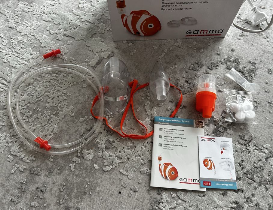 Інгалятор, небулайзер Gamma Nemo компресорний