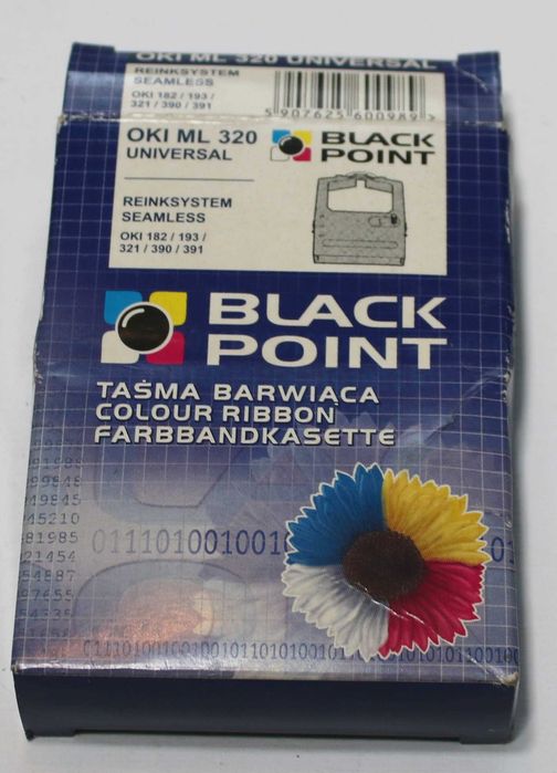 Kaseta taśma barwiąca do drukarki igłowej OKI.
