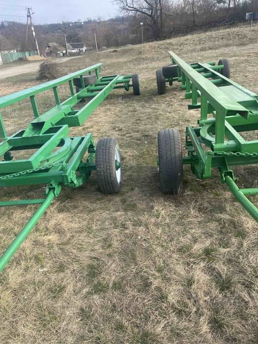 Універсальний Візок Тєлєжка Тележка Для Жатки, На Ресорах, На Кругу.