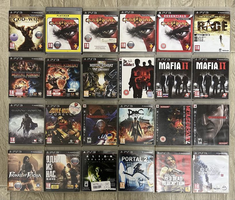 Диски Sony playstation 3 ps3 лицензия, игры.
