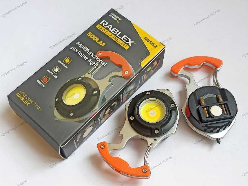 Ліхтар для кемпінгу Rablex RB562 біле+червоне світло Фонарик мультитул