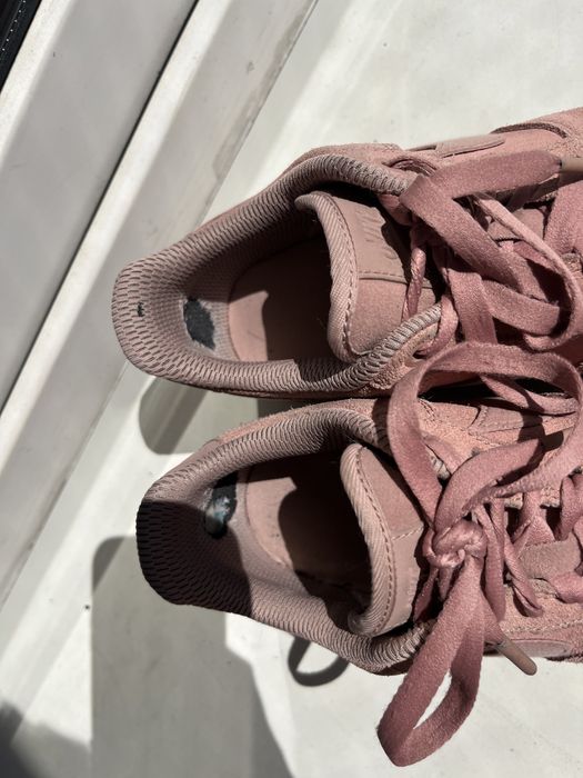 Nike Air Force 1 suede pink różowe