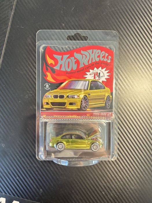 Hot Wheels Rlc Bmw m3 e46 złote numerowane