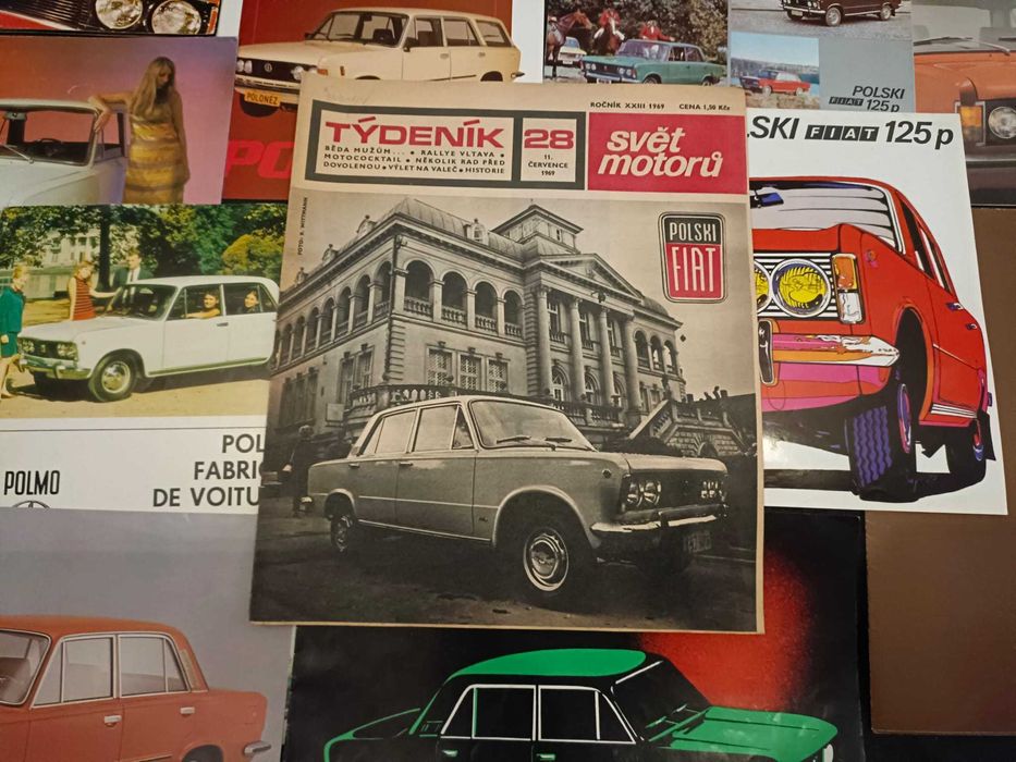 Czasopismo swet motoru z polskim fiatem 125p