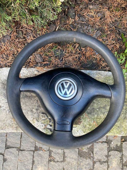 Руль 3-спицевий баранка кермо VW Passat B5 Bora Golf4 Пасат Бора Гольф
