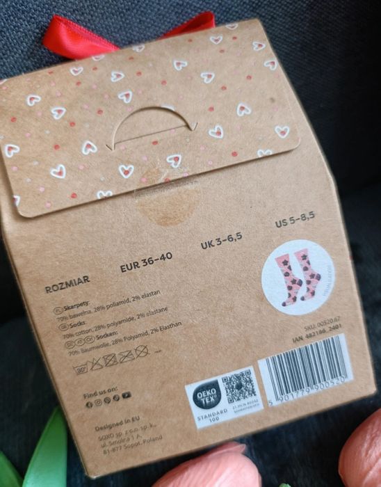 Skarpetki pierniczki w czekoladzie